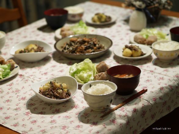 母ちゃんちの晩御飯とどたばた日記