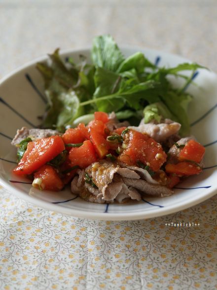 母ちゃんちの晩御飯とどたばた日記-トマトしゃぶ