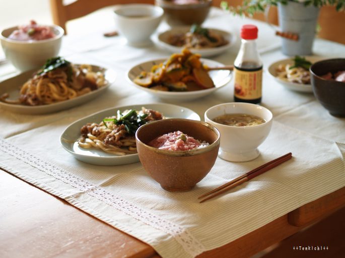 母ちゃんちの晩御飯とどたばた日記-6月26日
