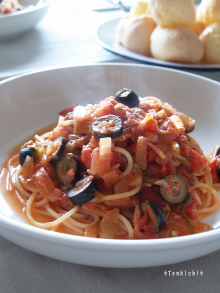 お昼ごはんパスタ