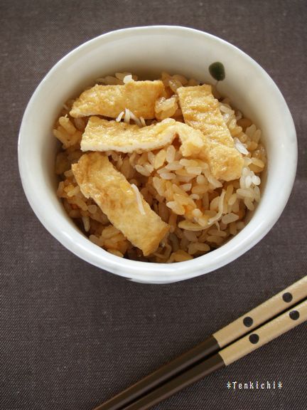 お揚げとじゃこのごはん