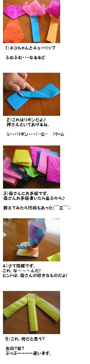 折り紙いろいろ・・・