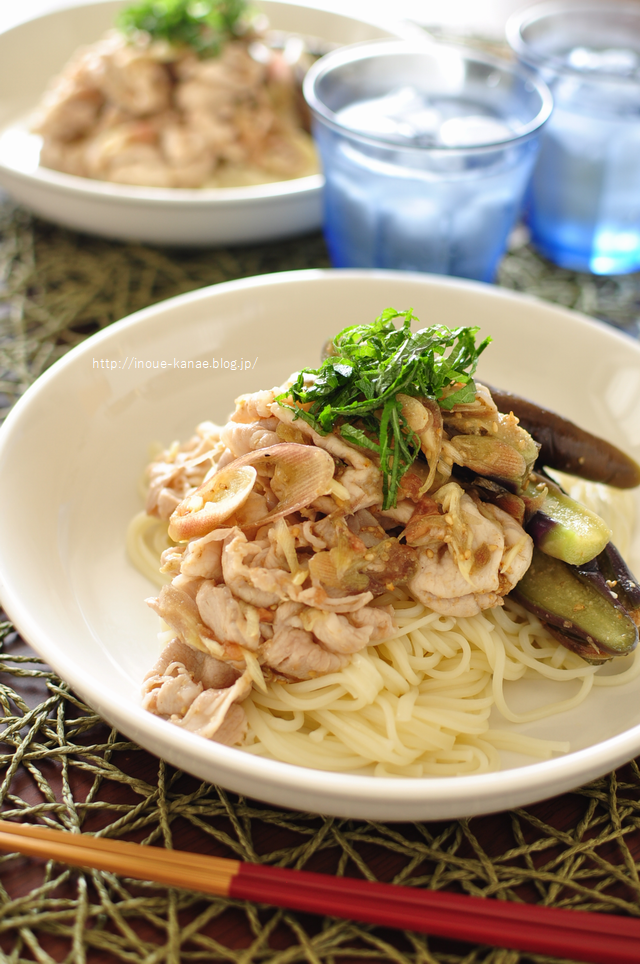 薬味たっぷり梅だれポークのっけ素麺 と週末2日分の晩ごはん 井上かなえオフィシャルブログ 母ちゃんちの晩御飯とどたばた日記 Powered By ライブドアブログ