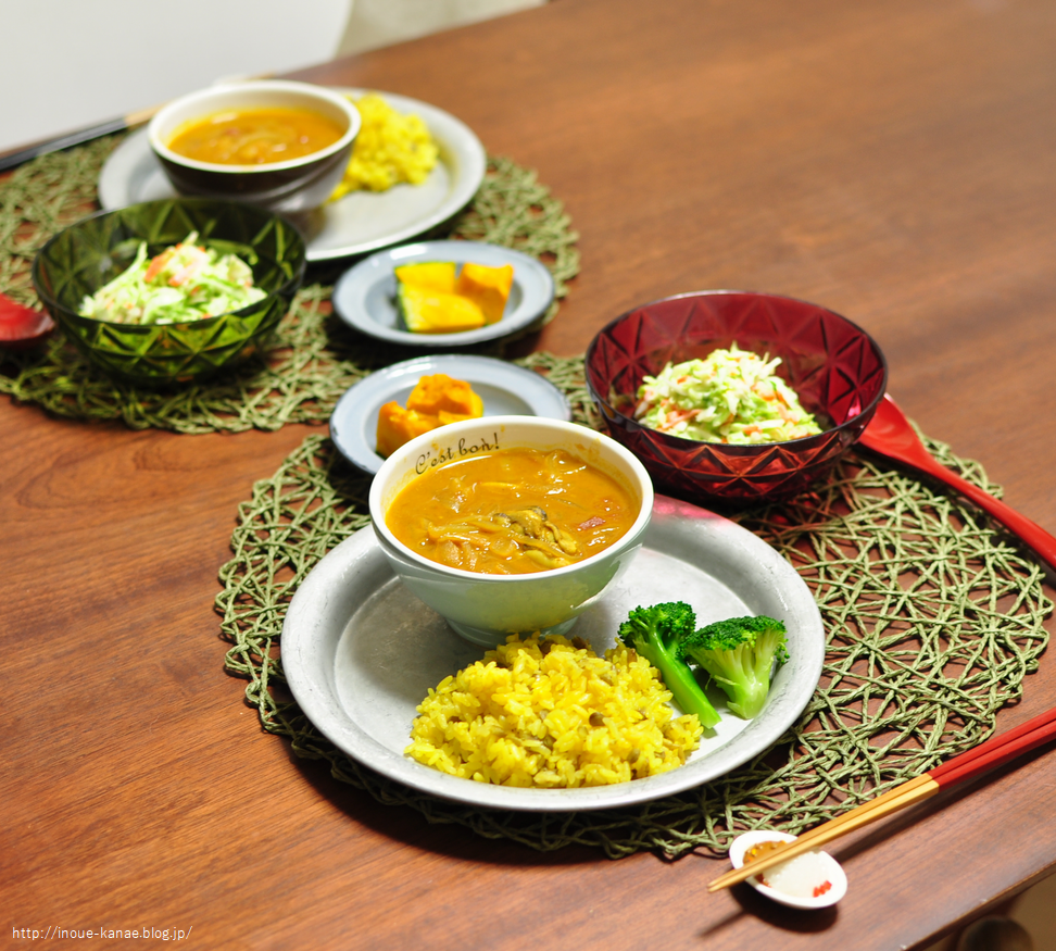 意外と簡単 シンプル シーフードのスパイスカレーとターメリックライス 井上かなえオフィシャルブログ 母ちゃんちの晩御飯とどたばた日記 Powered By ライブドアブログ