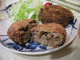 メンチカツもぶれぶれ