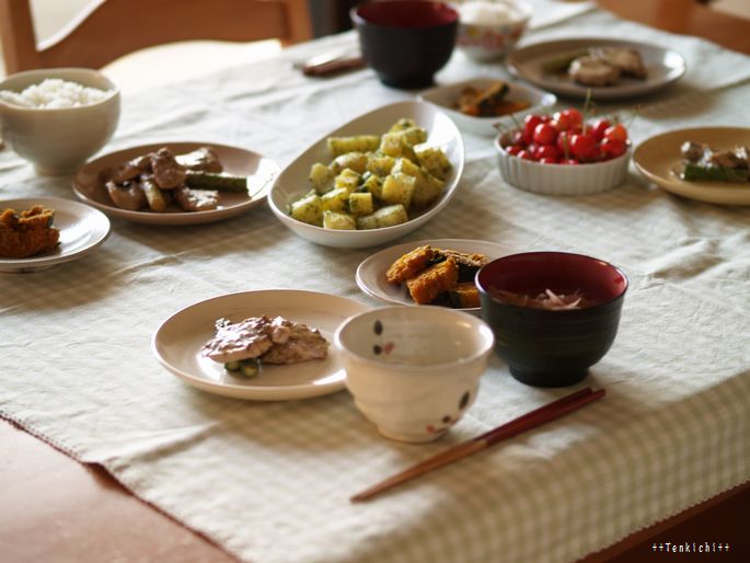母ちゃんちの晩御飯とどたばた日記-6月1日