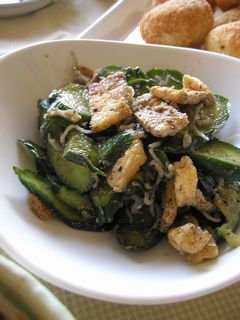 胡瓜の胡麻酢和え