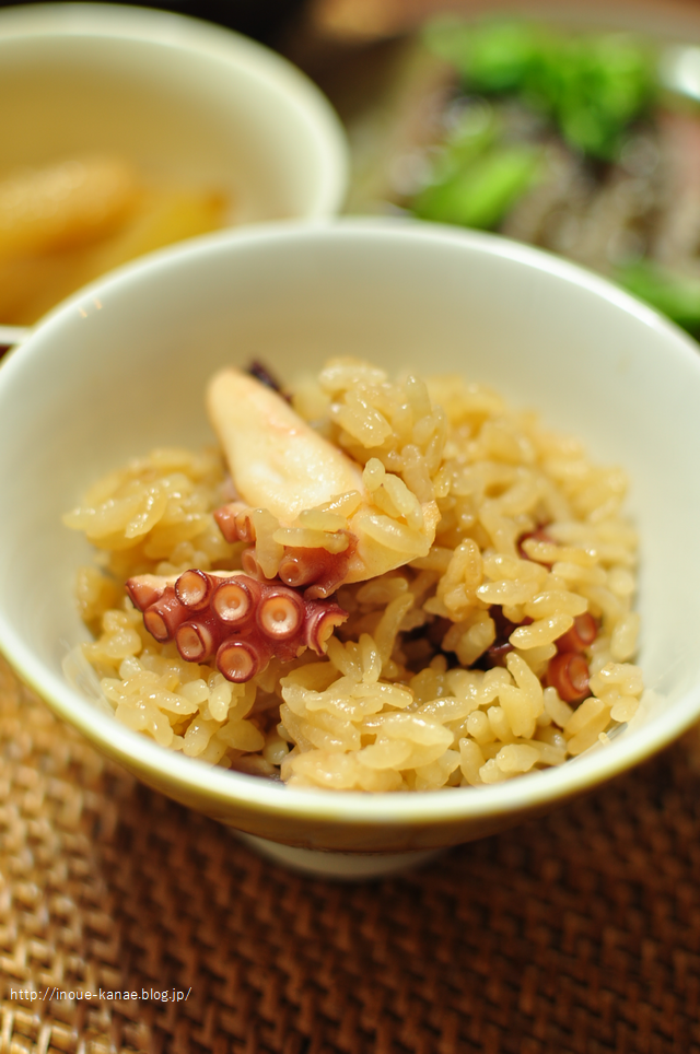 長女を元気にする魔法の晩ごはん【一番シンプルなタコ飯】と娘の彼氏くんいつもありがとう～ : 井上かなえオフィシャルブログ 「母ちゃんちの晩御飯 ...
