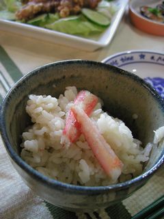 かにの炊き込みご飯