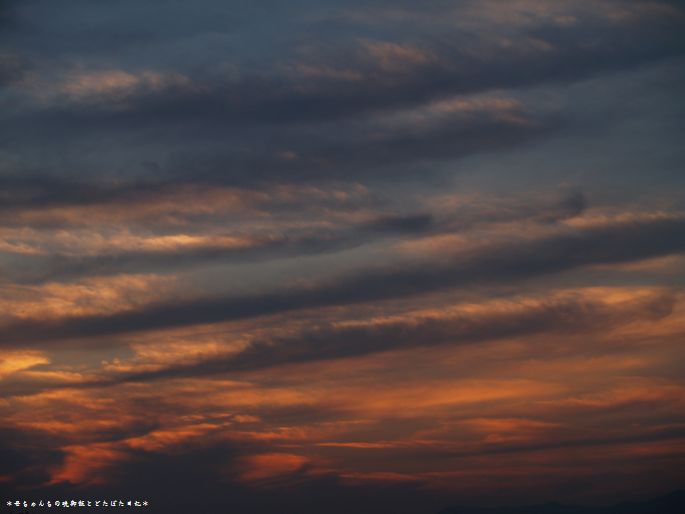 昨日の夕景