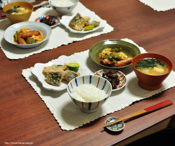 3日分の晩ごはんの食卓と 長男が釣ってきた魚のその後 井上かなえオフィシャルブログ 母ちゃんちの晩御飯とどたばた日記 Powered By ライブドアブログ