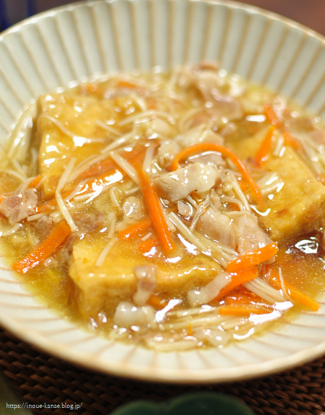 揚げずに簡単！10分で出来てメインにもなる【厚揚げのとろみあんかけ