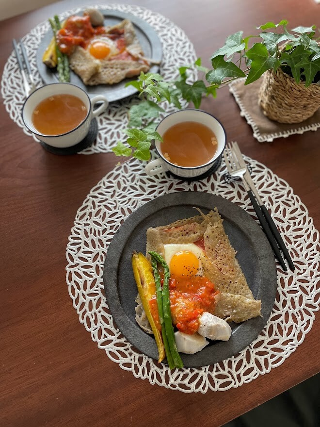 そば粉のガレットバナナのキャラメリゼとバニラアイスを添えて おしゃれ過ぎるカフェメニューを作ってみた と 昨日はマンウィズアミッションのライブへ 井上かなえオフィシャルブログ 母ちゃんちの晩御飯とどたばた日記 Powered By ライブドアブログ