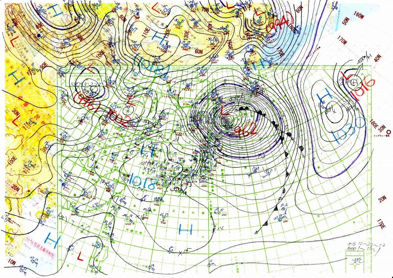 18年3月2日 天気図日記 18年3月2日 天気図日記