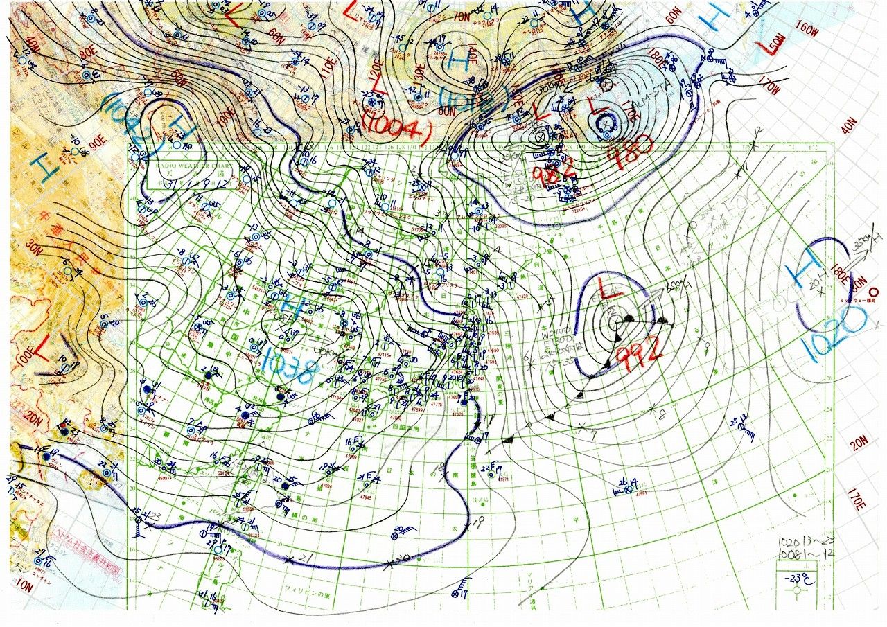 予告通り低気圧発生 天気図日記 予告通り低気圧発生 天気図日記