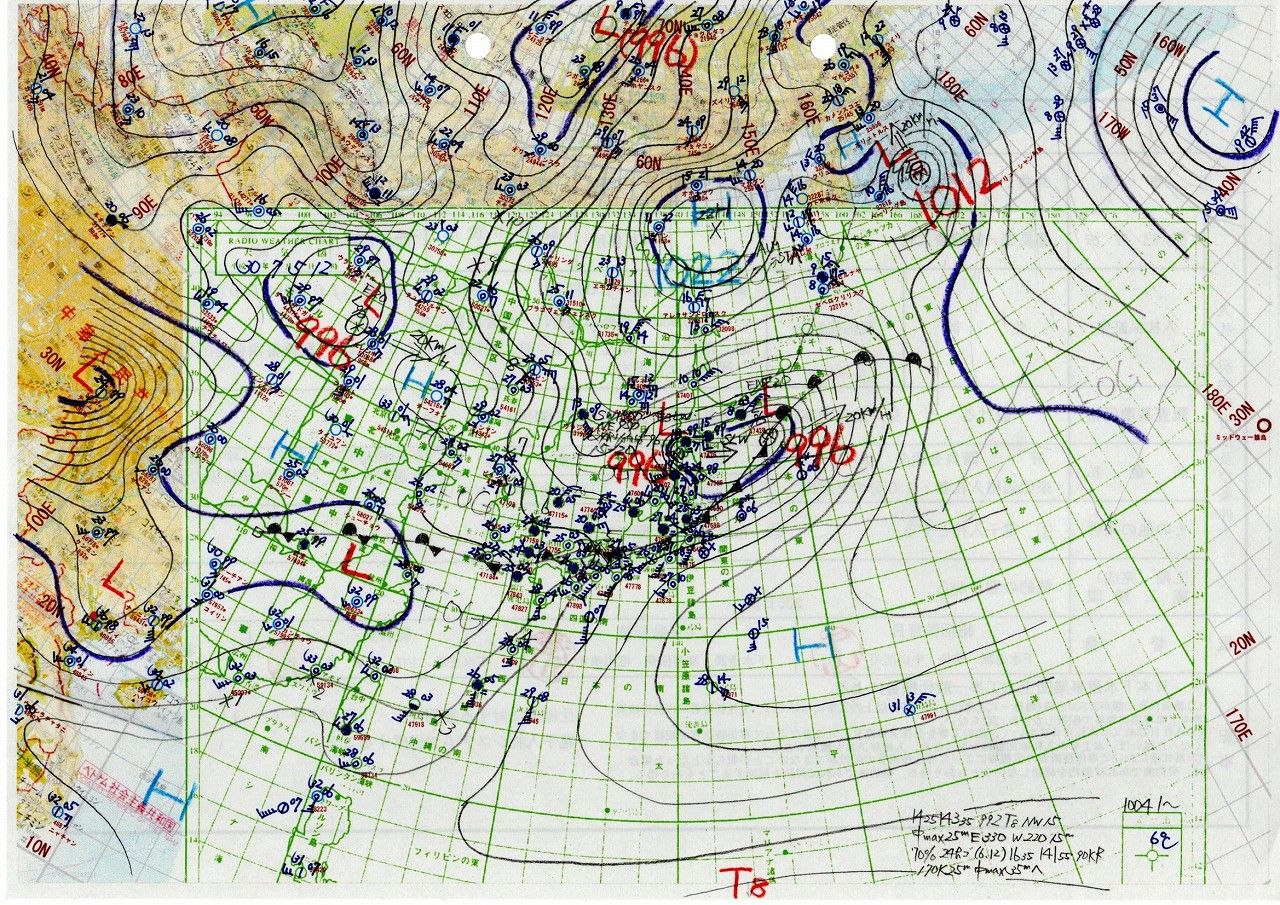 18年7月5日 天気図日記 18年7月5日 天気図日記