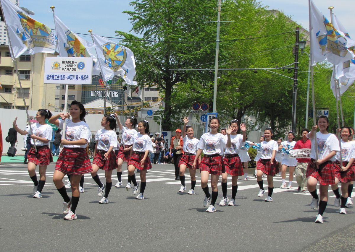 第66回：横浜開港記念みなと祭り「国際仮装行列」よこはまパレード終了致しました。 和太鼓とB級（C級）グルメ物語