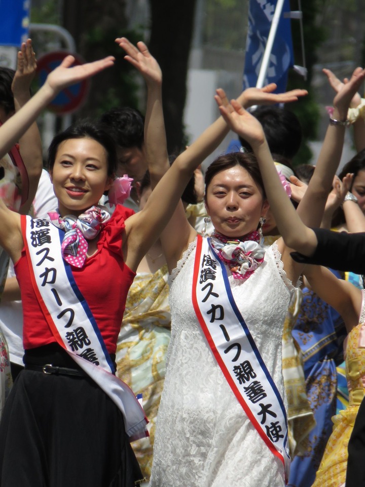 非日常的まったり通信 2018年横浜開港記念みなと祭国際仮装行列第66回ザよこはまパレード その39（横浜繊維