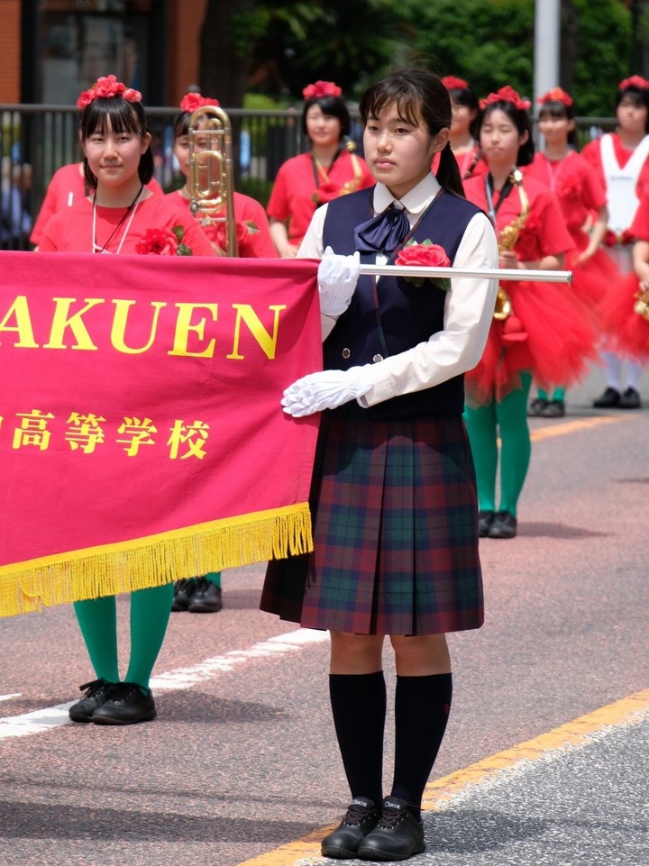 非日常的まったり通信 2018年横浜開港記念みなと祭国際仮装行列第66回ザよこはまパレード その27（大西学園中