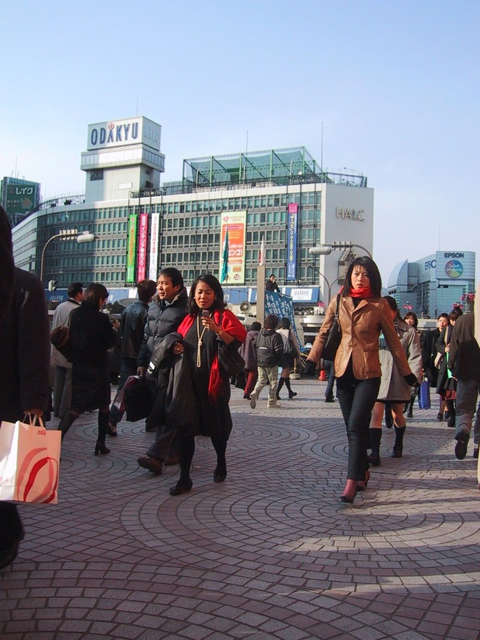 2001年当時の新宿駅西口