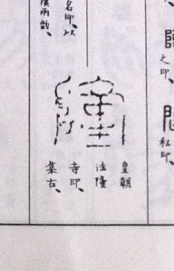 朝陽字鑑精萃 続き : 吉永隆山の篆刻（てん刻）ブログ