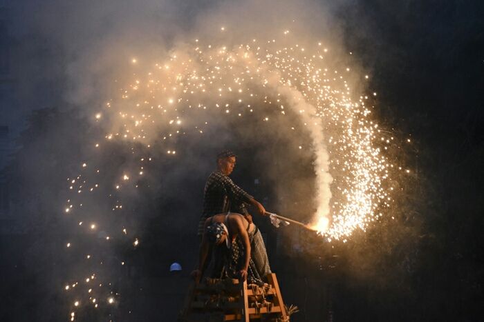 火の神事 手筒花火 Knob 日々の感動