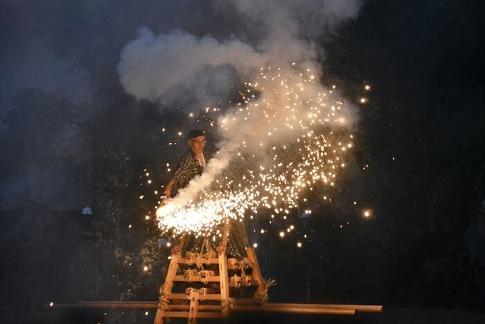 火の神事 手筒花火 Knob 日々の感動