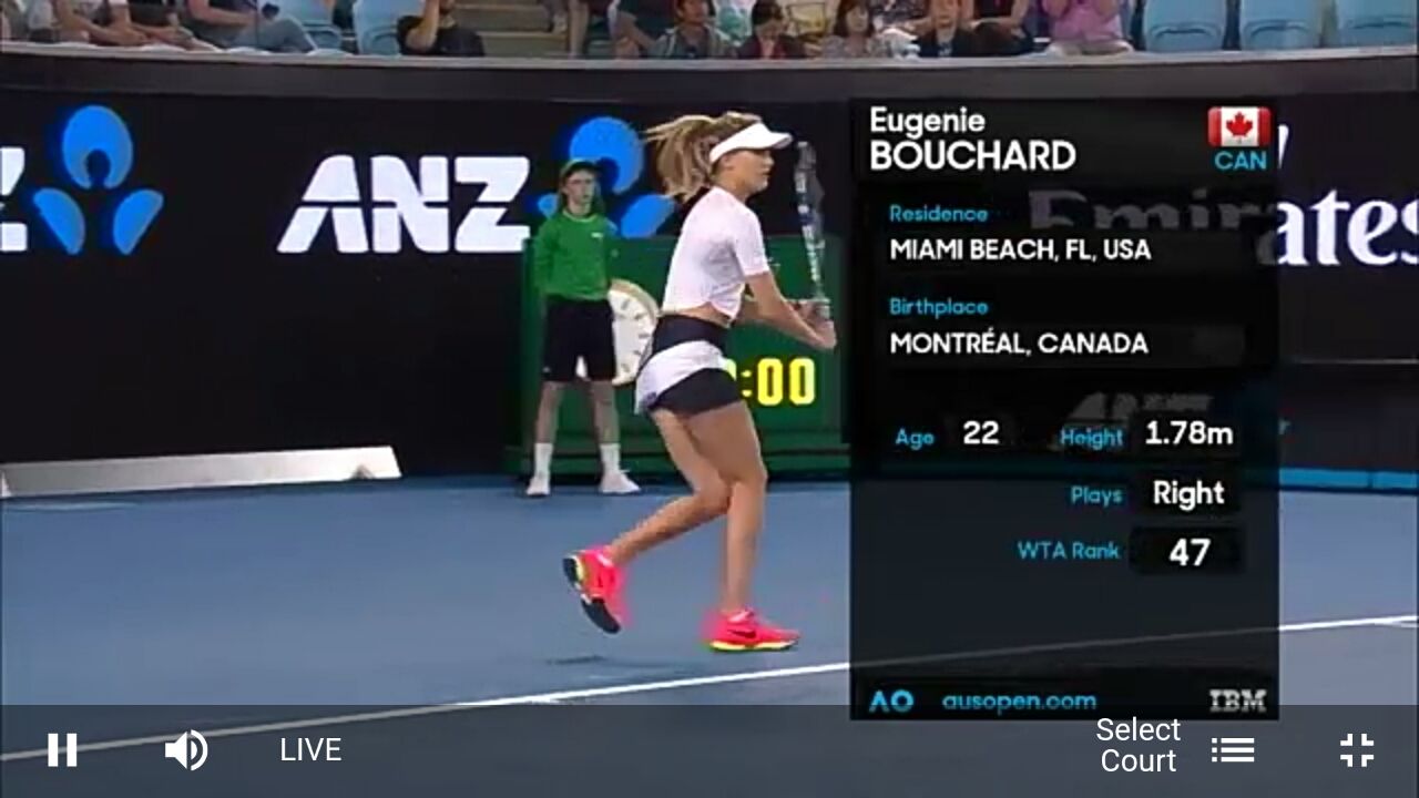 ブシャールvsチリコ 始まります テニスｂｒｏ Atpツアー Wtaツアー