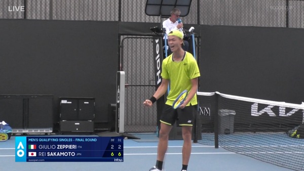 坂本怜、全豪オープン１回戦でスペインのラファエル・〇ダルと対戦へ！10代対決！！