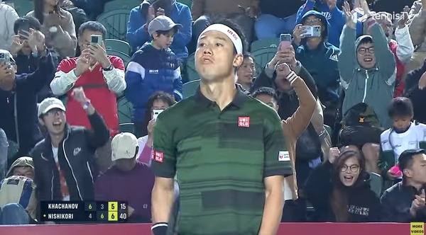 【速報】錦織圭、19位ハチャノフに勝利し香港ベスト8へ！！TOP100復帰確定！！