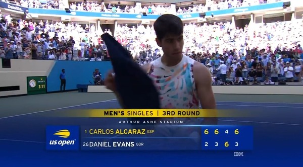 王者アルカラスがエバンズに勝利し全米ベスト16進出！！