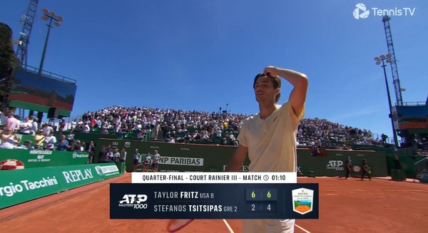 2連覇チチパスがフリッツに敗れるまさかの波乱！！フリッツがモンテ初ベスト4へ！