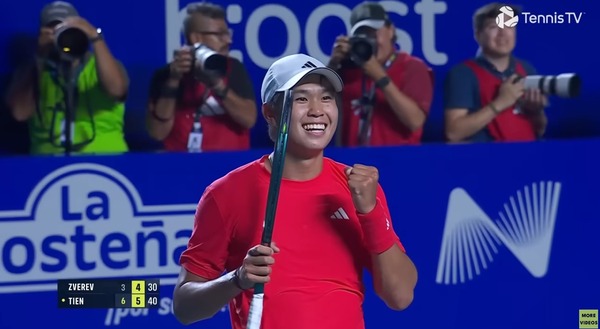 19歳ティエンが全豪メドベに続き次世代王者ズベレフも撃破！！「本物」か…！？