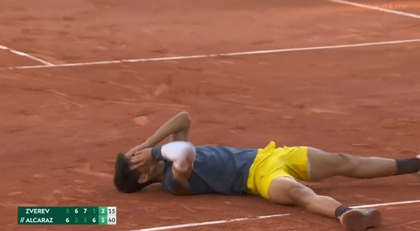 【速報】アルカラスがズベレフとの死闘制し初の全仏オープン優勝！！GS３勝目！！