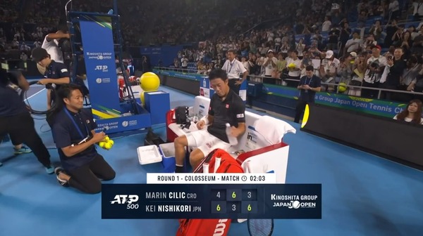 【速報】錦織圭が宿敵チリッチをフルセットで下しジャパンオープン２回戦へ！！