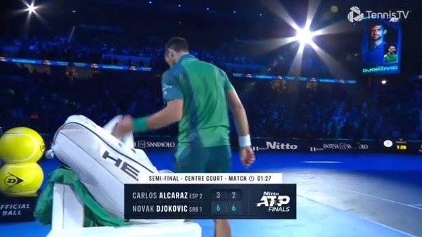 ジョコビッチがアルカラスに勝利し２年連続ツアーファイナルズ決勝へ！！シナーにリベンジなるか！？