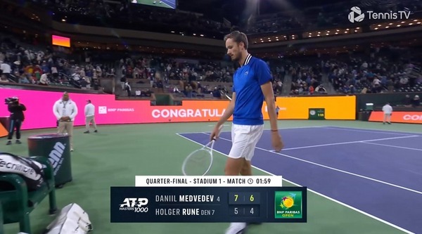 メドベージェフがルーネ下しIWベスト4へ！！初優勝なるか！？