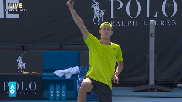 【朗報】坂本怜、エバンス下し無事全豪オープン予選１回戦突破！！