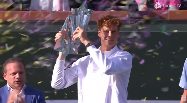 シナーがメドベージェフに競り勝ちインディアンウェルズ初優勝！マスターズの全ハード大会制覇！