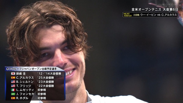 【朗報】今年のジャパンオープン、出場選手がかなり豪華な件。想像の1.5倍は豪華