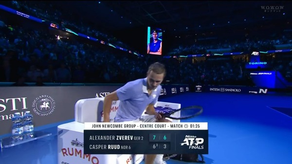 次世代王者ズベレフ、ルード下しツアーファイナルズ2勝目！！シナズベ時代か！？