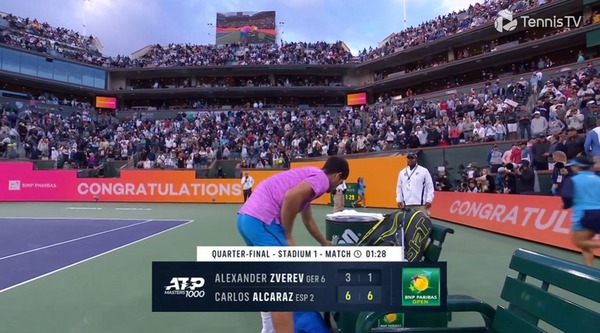 アルカラスが次世代王者ズベレフを一蹴しIWベスト４へ！！ついに復活！！