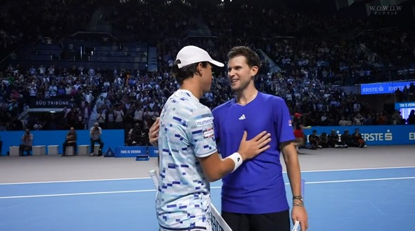 ティーム、ウィーン初戦敗退し現役最後の試合終了！！お疲れ様でした…(´；ω；`)