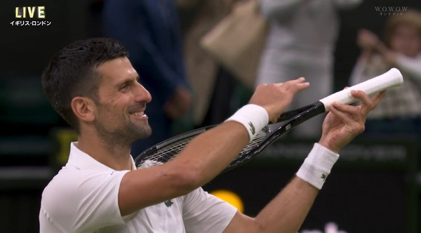 ジョコビッチがルーネ下しウィンブルドンベスト8へ！！次は今季好調デミノー！
