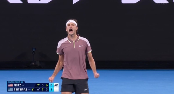 フリッツがチチパス下し全豪ベスト16へ！！チチパスはTOP10落ち濃厚に！！