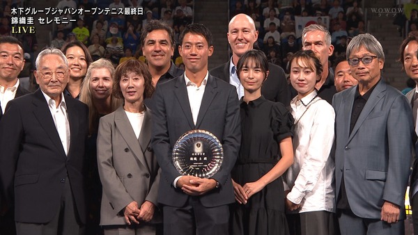 錦織圭、ジャパンオープンで引退セレモニー！お疲れさまでした…(´；ω；`)