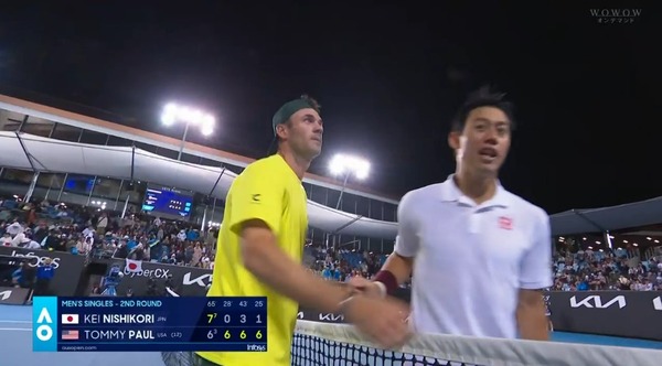 錦織圭、ポールに逆転負けで全豪オープン２回戦敗退…序盤は良かったのに(´；ω；`)