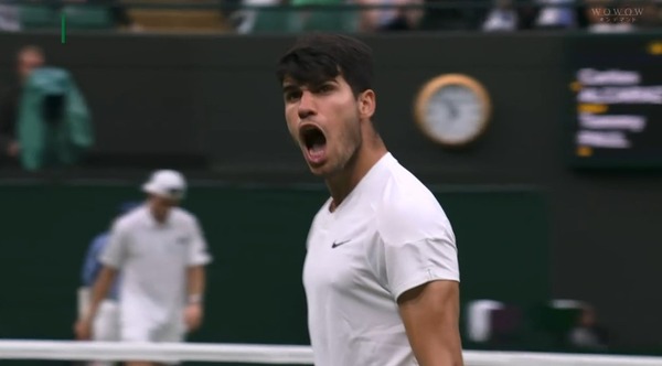 アルカラスがトミポ下しウィンブルドンベスト4へ！！連覇まったなし！？
