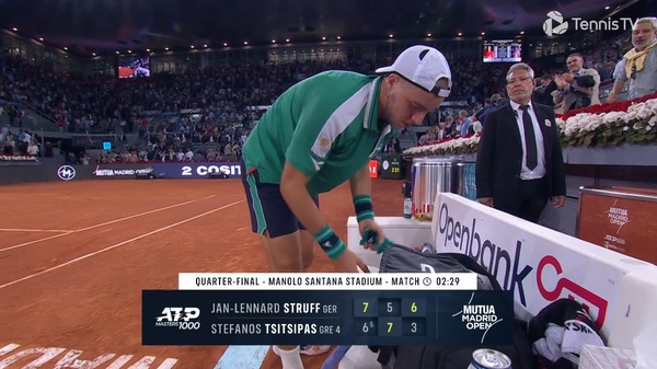 シュトルフが優勝候補チチパスを破る大波乱！！マドリードベスト4へ！！