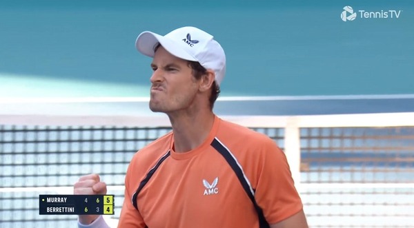 マレー、ベレッティーニ下しマイアミ初戦突破！！